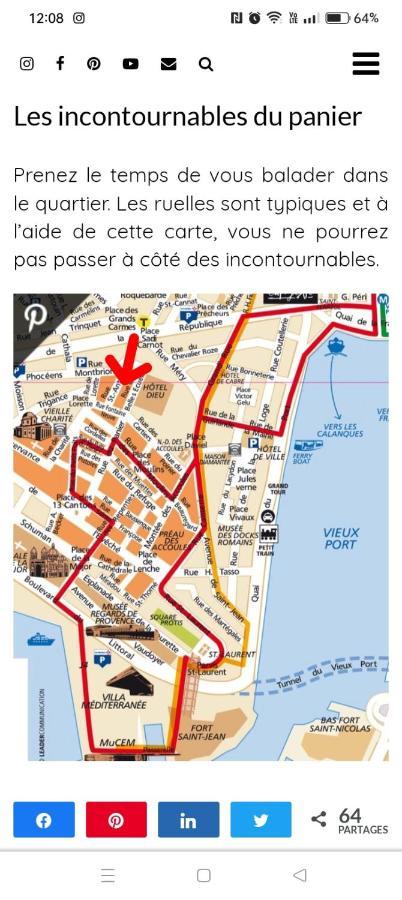 Casa Mia 25M2 Centre Ville Et Panier Marseille Luaran gambar